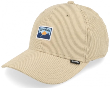 Cap - Djinns 6 Panel TrueFit Corduroy Cap Mountains (beige)