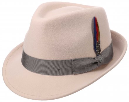 Hats - Stetson Elkader Woolfelt Trilby (light beige)