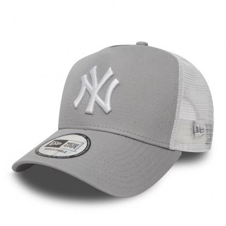 Cap - New Era New York Yankees 9FORTY Trucker (grey/white)