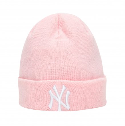 Beanies - New Era New York Yankees Cuff Knit Beanie (Pink)