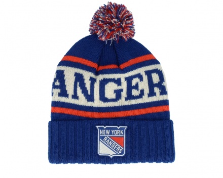 Beanies - American Needle New York Rangers Pillow Line Knit (blue/white/red)