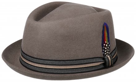 Hats - Stetson Covington Diamond Crown (grey)