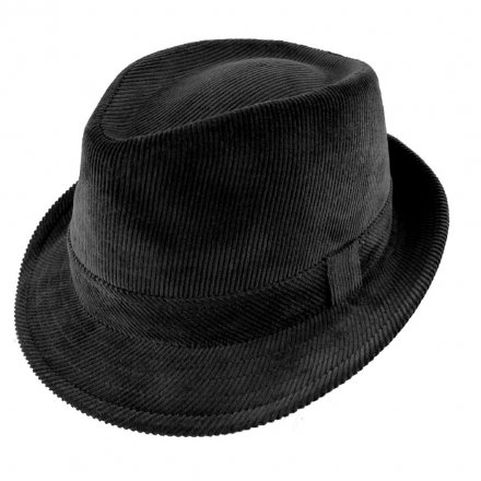 Hats - Corduroy Trilby (black)