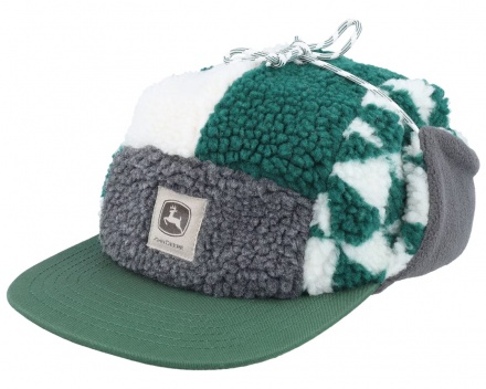 Cap - John Deere Winter Cap (green/grey/white)