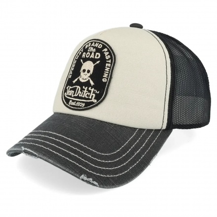 Cap - Von Dutch Speedway Brand Fastening Trucker (off-white/black)