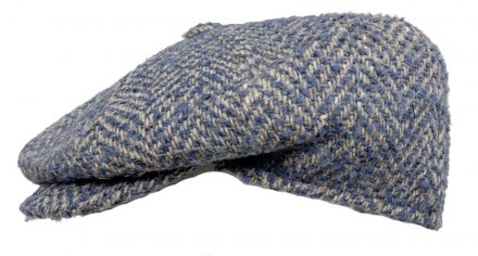 Flat cap - Gårda Venice Wool Newsboy Cap (beige/blue)