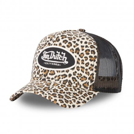 Cap - Von Dutch Oval Patch Trucker (leopard)
