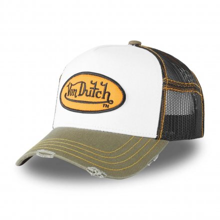 Cap - Von Dutch Oval Patch Sum Trucker (black/white/green)