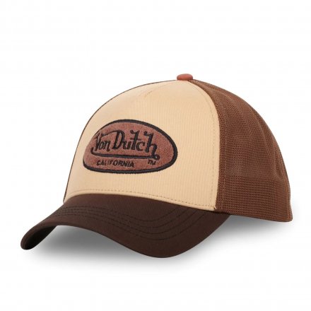 Cap - Von Dutch Oval Patch Trucker (brown/beige)