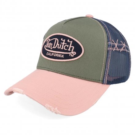 Cap - Von Dutch Oval Patch Trucker (pink/multi)