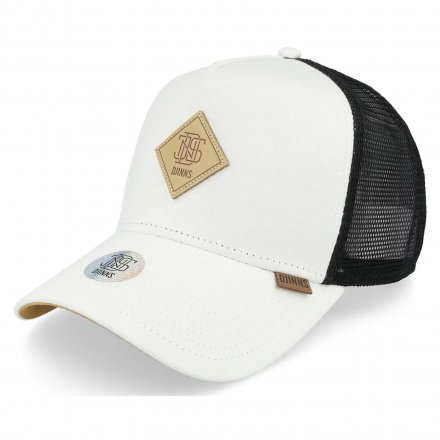 Cap - Djinns HFT Jersey Patch Trucker (white/black)