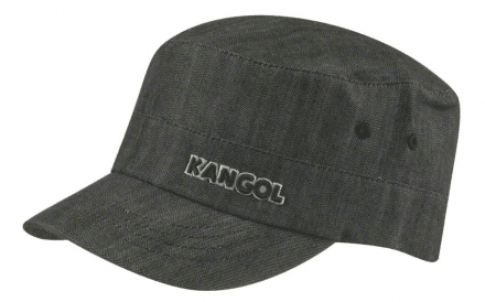 Flat cap - Kangol Denim Army Cap (black)