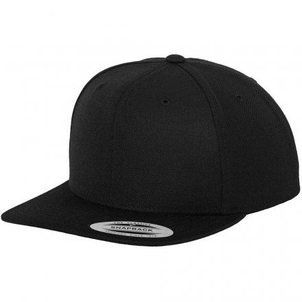 Caps - Flexfit Youth Snapback Cap (Black)