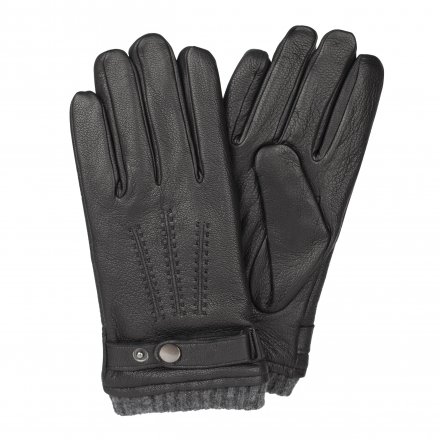 Gloves - HK Men's Leather Glove (Black)