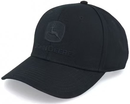 Cap - John Deere Blackout Full Twill Cap (black)
