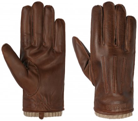 Gloves - Stetson Men's Sheepskin (brown)