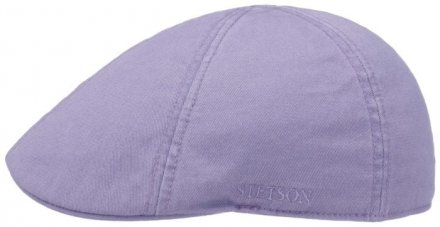 Flat cap - Stetson Texas Cotton (purple)