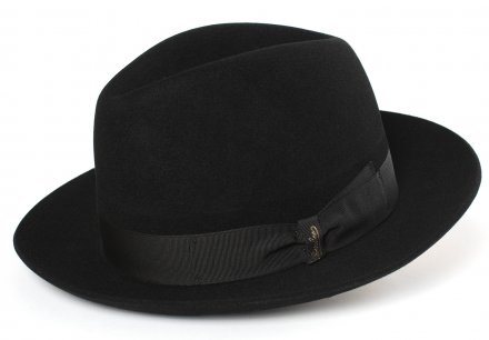 Hats - Borsalino Alessandria Fedora (black)