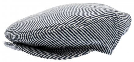 Flat cap - CTH Ericson Carl Junior Candy Stripe (blue/white)