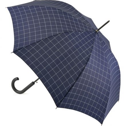 Umbrella - Fulton Shoreditch-2 Windows Pane Check (navyblue)