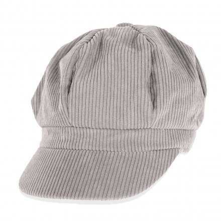 Flat cap - Gårda Carlisle Corduroy Cap (grey)