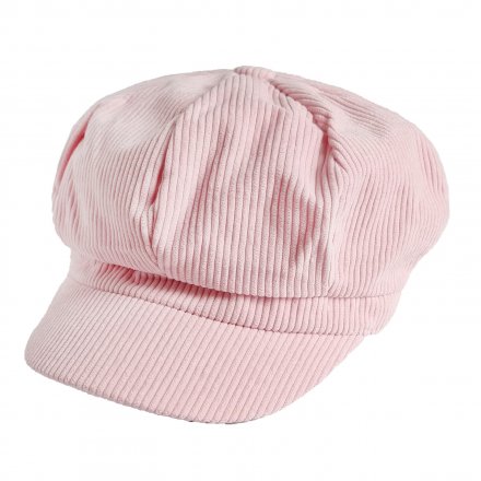 Flat cap - Gårda Carlisle Corduroy Cap (light pink)