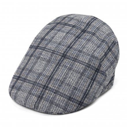Flat cap - Gårda Forio Cotton Mix Flat Cap (blue/grey)