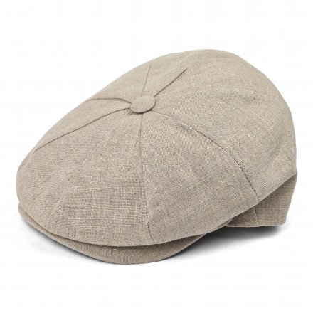 Flat cap - Gårda Vero Linen Newsboy Cap (nature)