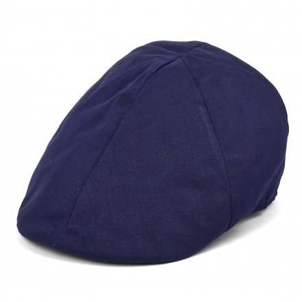 Gubbkeps / Flat cap - Gårda Vico Cotton Flat Cap (marinblå)