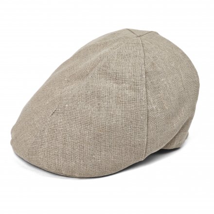 Gubbkeps / Flat cap - Gårda Tallone Linen Flat Cap (natur)