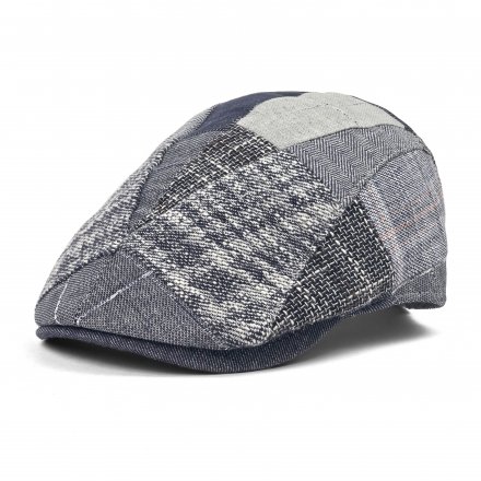 Flat cap - Gårda Zannone Linen Mix Flat Cap (blue)