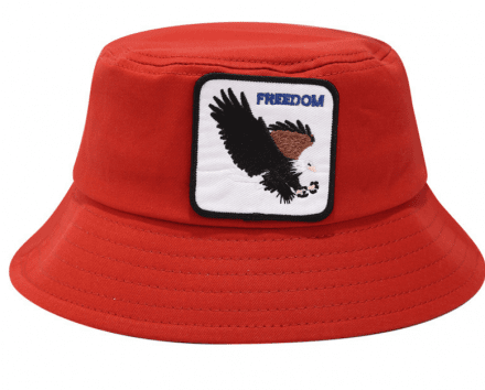 Hats - Gårda Freedom Bucket Hat (red)