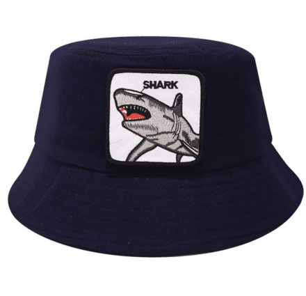 Hats - Gårda Shark Bucket Hat (blue)