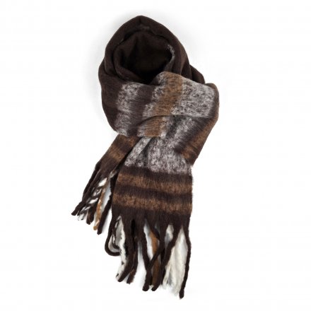 Scarves - Gårda Piazzi Check Scarf (brown)