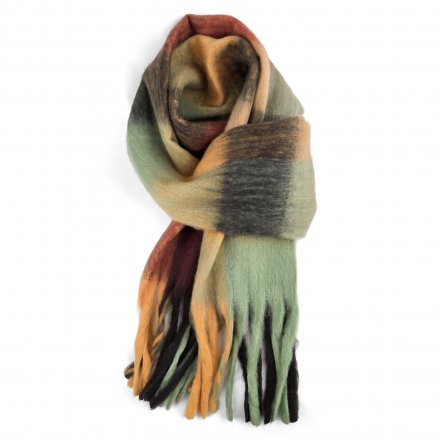 Scarves - Gårda Taraba Check Scarf (red/multi)