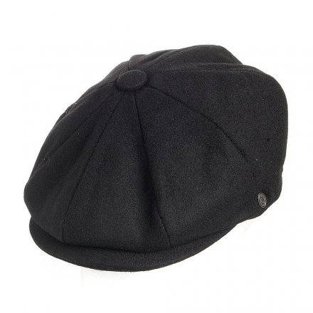Flat cap - Jaxon Harlem Newsboy Cap (black)