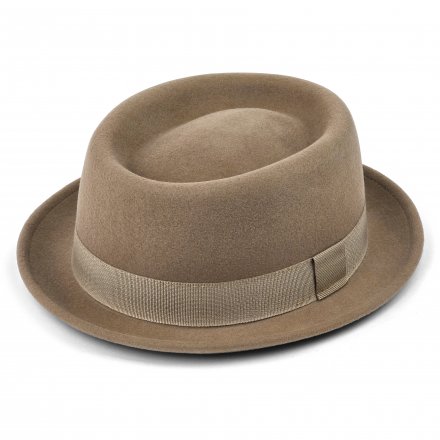 Hats - Gårda Asolo Pork Pie Wool Hat (beige)