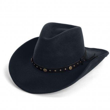 Hats - Gårda Bowmont Crushable Wool felt Western hat (black)