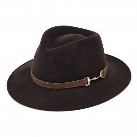 Hats - Gårda Braga Wool felt Fedora (brown)