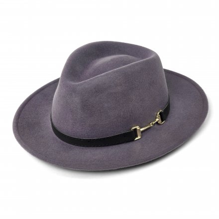 Hats - Gårda Braga Wool felt Fedora (grey)