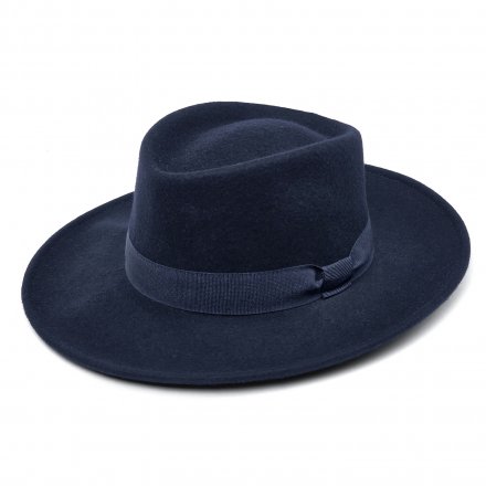 Hats - Gårda Napoli Fedora Wool Hat (navy)