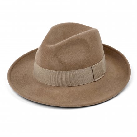 Hats - Gårda Volterra Fedora Wool Hat (beige)