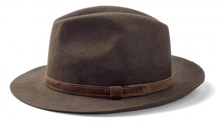 Hats - Gårda Tropea Fedora Wool Hat (brown)