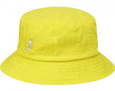 Hats - Kangol Washed Bucket (lemon)