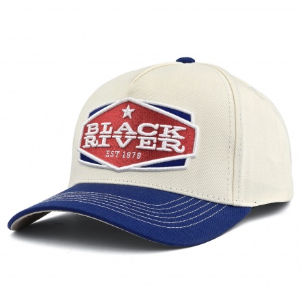 Cap - Black River Cincinnati Cotton Snapback (off-white/blue)