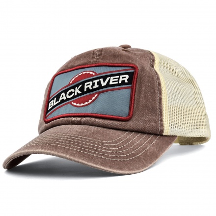 Cap - Black River Dayton Washed Trucker (brown)