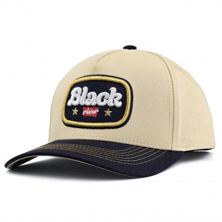 Cap - Black River Reno Cotton Snapback (cream/navy)