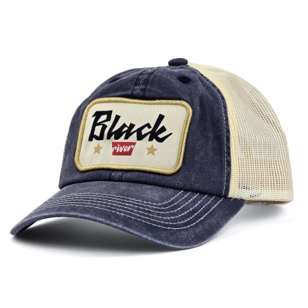 Cap - Black River Toledo Washed Trucker (navy/cream)