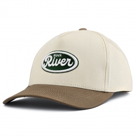 Cap - Black River Waco Cotton Snapback (off-white/khaki)