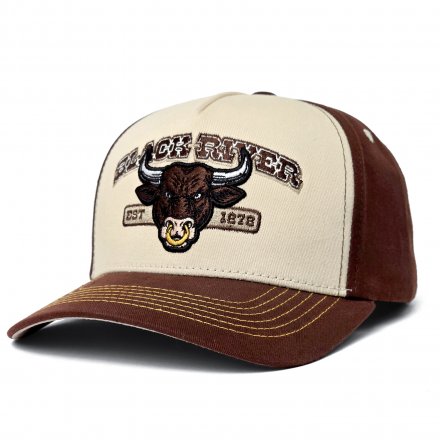 Cap - Black River Cow Cotton Cap (cream/brown)